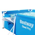 Basen ogrodowy stelażowy 400 x 211 x 81 cm 15w1 Bestway 56405