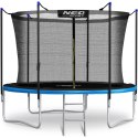 Trampolina ogrodowa 8ft/252cm z siatką wewnętrzną i drabinką Neo-Sport