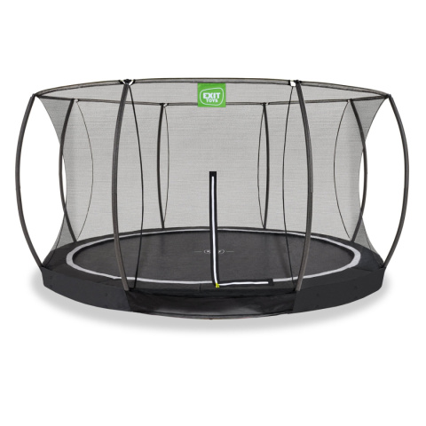 Trampolina wkopana Black Edition ø427cm Exit