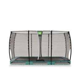 Trampolina naziemna Allure Classic 214x366cm zielona Exit