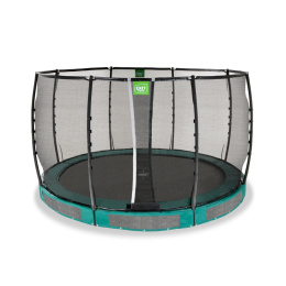 Trampolina naziemna Allure Classic ø427cm zielona Exit