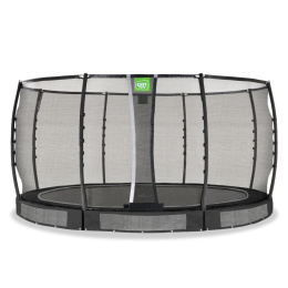 Trampolina naziemna Allure Premium ø427cm czarna Exit