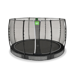 Trampolina naziemna Allure Classic ø366cm czarna Exit