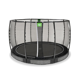 Trampolina naziemna Allure Premium ø366cm czarna Exit