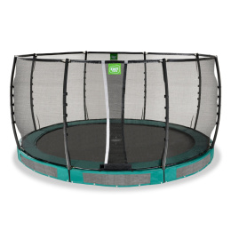 Trampolina naziemna Allure Premium ø427cm zielona Exit