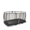 Trampolina naziemna Allure Premium 244x427cm czarna Exit