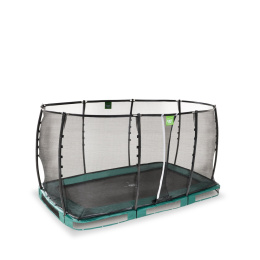 Trampolina naziemna Allure Premium 214x366cm zielona Exit