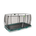 Trampolina naziemna Allure Premium 244x427cm zielona Exit